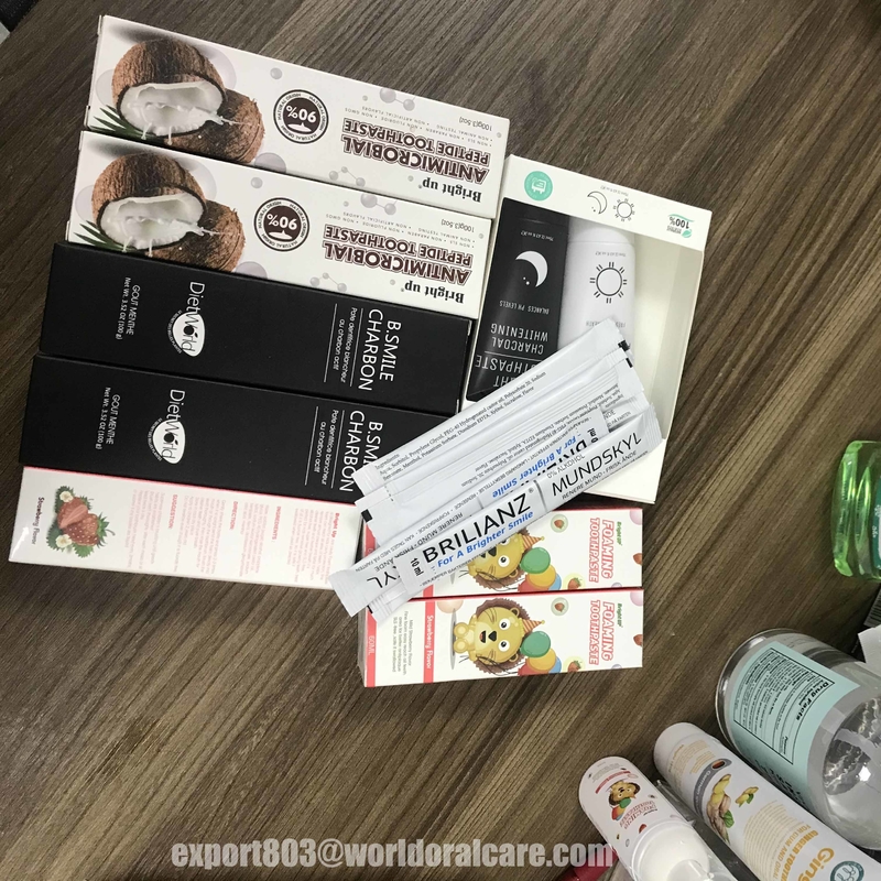 Pemutih dewasa kualitas terbaik Refeshens pasta gigi asli bebas fluoride Merek pribadi
