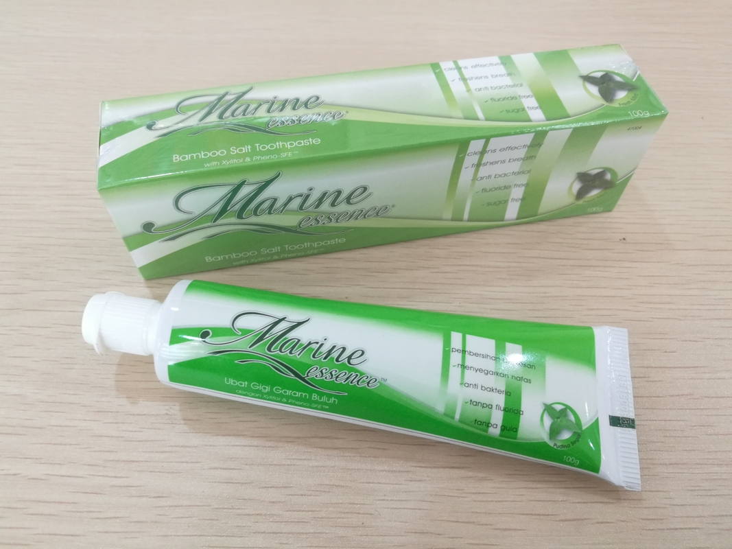 OEM Oral Hygiene Pasta Gigi Garam Bambu Sodium Fluoride Umur Simpan 3 Tahun