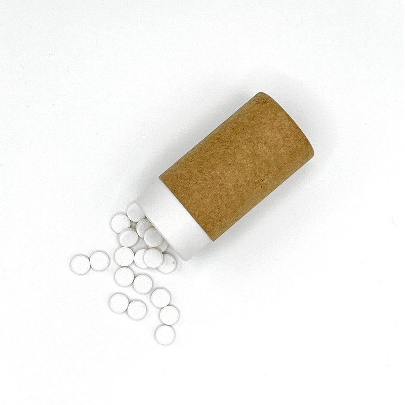 Portable Zero Waste Pasta Gigi Rasa Mint Tablet Obat Kumur Pemutih Gigi Alami Gigi Padat