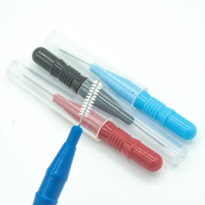 Colourful Toothpick Boxed Interdental Brush Oral Care Cleaning For Home