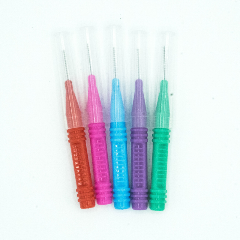 Colourful Toothpick Boxed Interdental Brush Oral Care Cleaning For Home