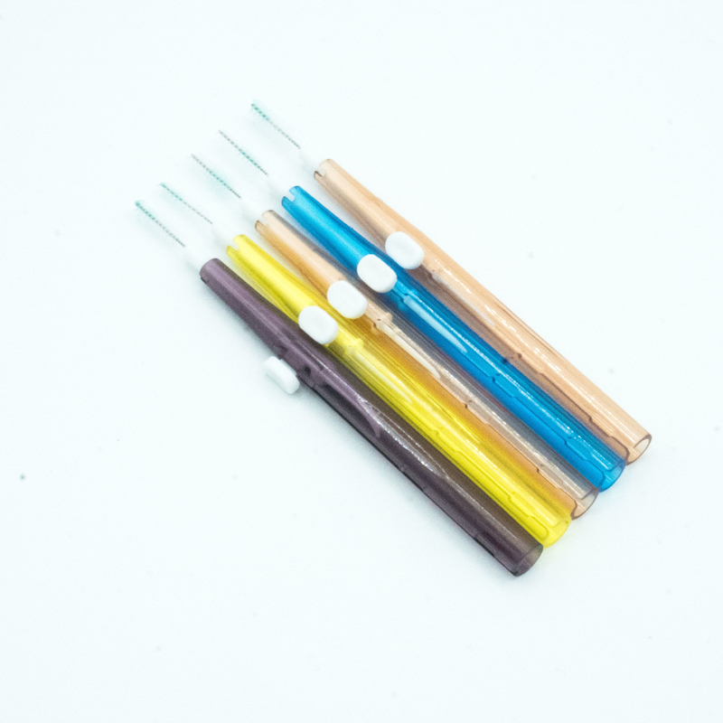 Colourful Toothpick Boxed Interdental Brush Oral Care Cleaning For Home