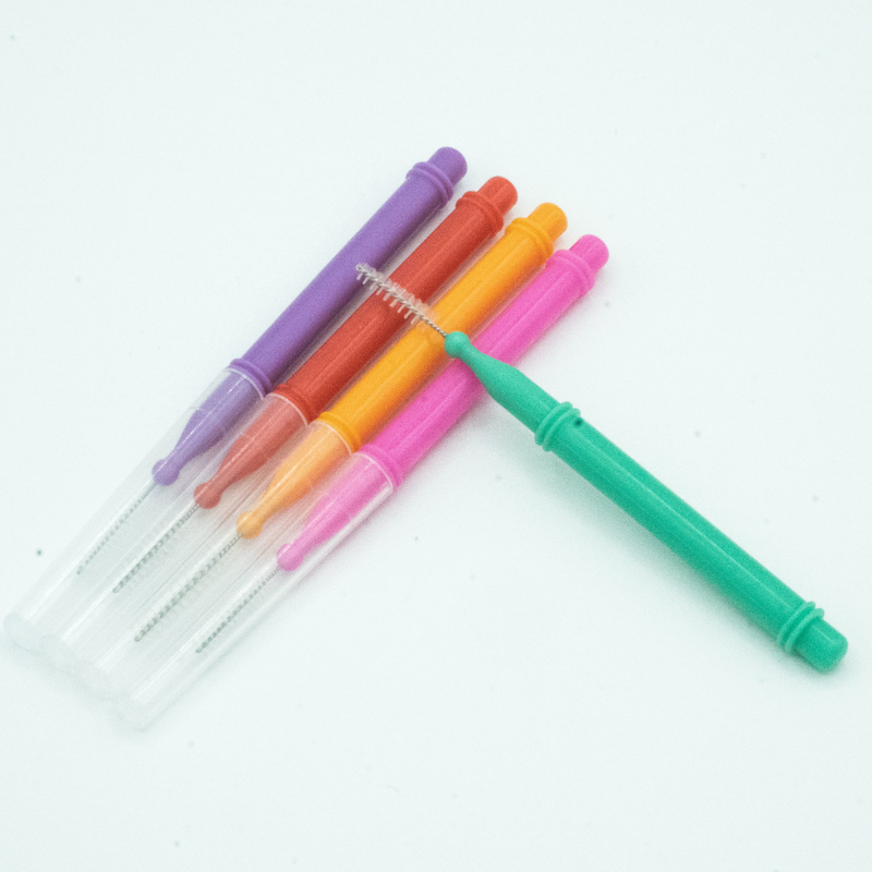 Colourful Toothpick Boxed Interdental Brush Oral Care Cleaning For Home