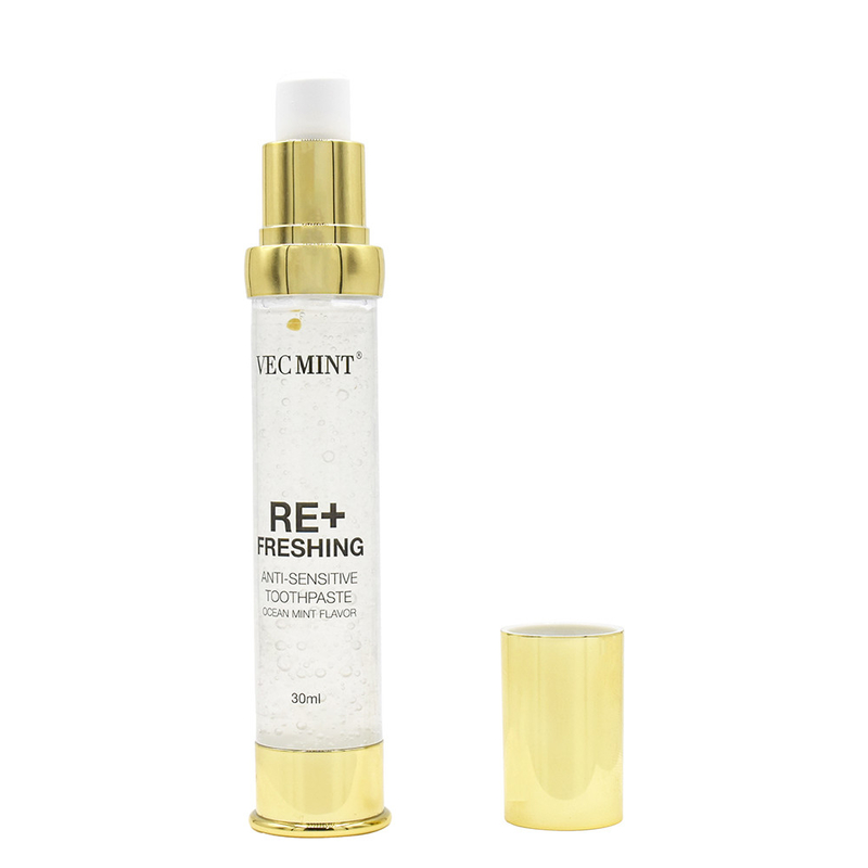 OEM Efektif Whitening Anti-sensitivitas pasta gigi Set 30ml Penghapusan noda Mulut Bernafas Pembersihan gigi
