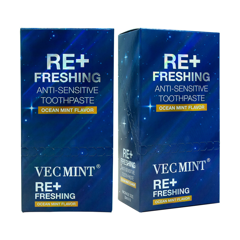 OEM Efektif Whitening Anti-sensitivitas pasta gigi Set 30ml Penghapusan noda Mulut Bernafas Pembersihan gigi