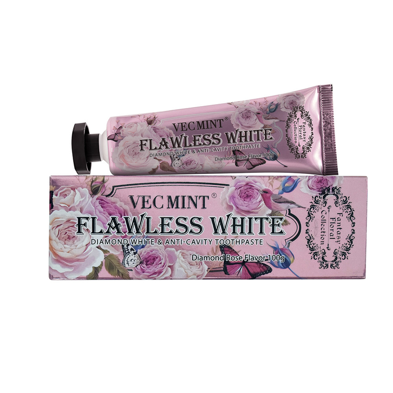 Aroma Bunga Aloe Vera Pasta Gigi 100g Tube Gigi pemutih Perawatan mulut dengan LILY/ROSE/Osmanthus.