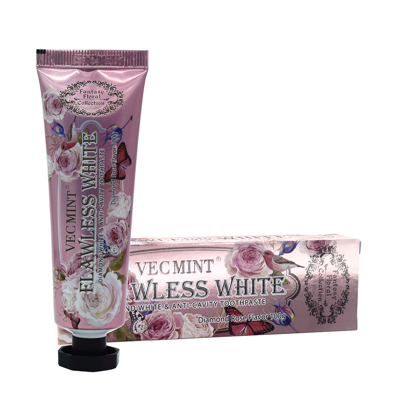 Lily Lily Rose Osmanthus Rasa Kimia Pasta Gigi dengan Kotak Kertas Putih 400g