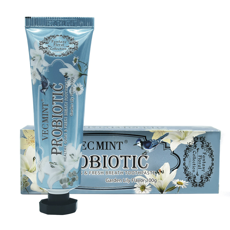 Aroma Bunga Aloe Vera Pasta Gigi 100g Tube Gigi pemutih Perawatan mulut dengan LILY/ROSE/Osmanthus.