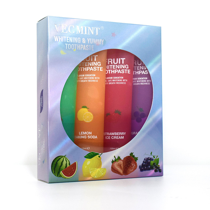 Herbal Fruit Whitening Toothpaste untuk Dewasa Customized Oem Soft Teeth Whitening Formula