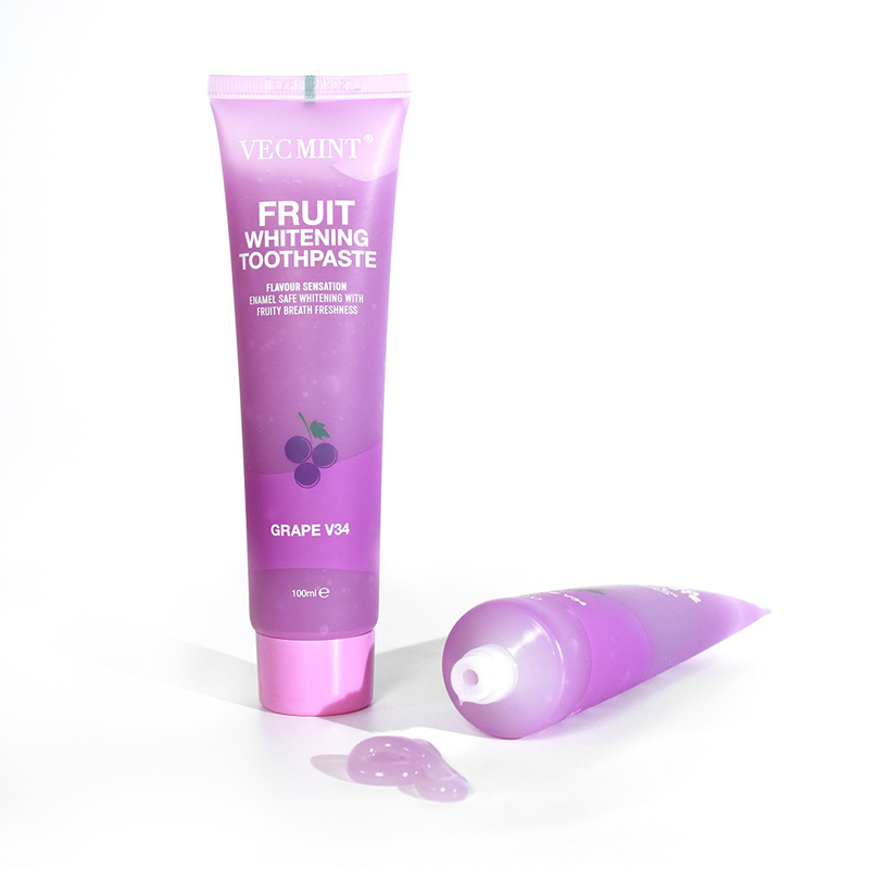 VEC MINT 100ml Rasa Buah Memutihkan Gigi Pembersih Dasar Perawatan Mulut Pembersih Gigi