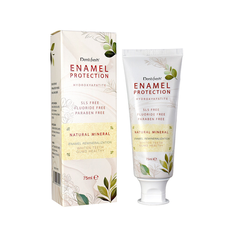 Dentifresh 75ml pasta gigi - Hydroxyapatite SLS - Free Fluoride Free dengan mineral alami untuk remineralization enamel
