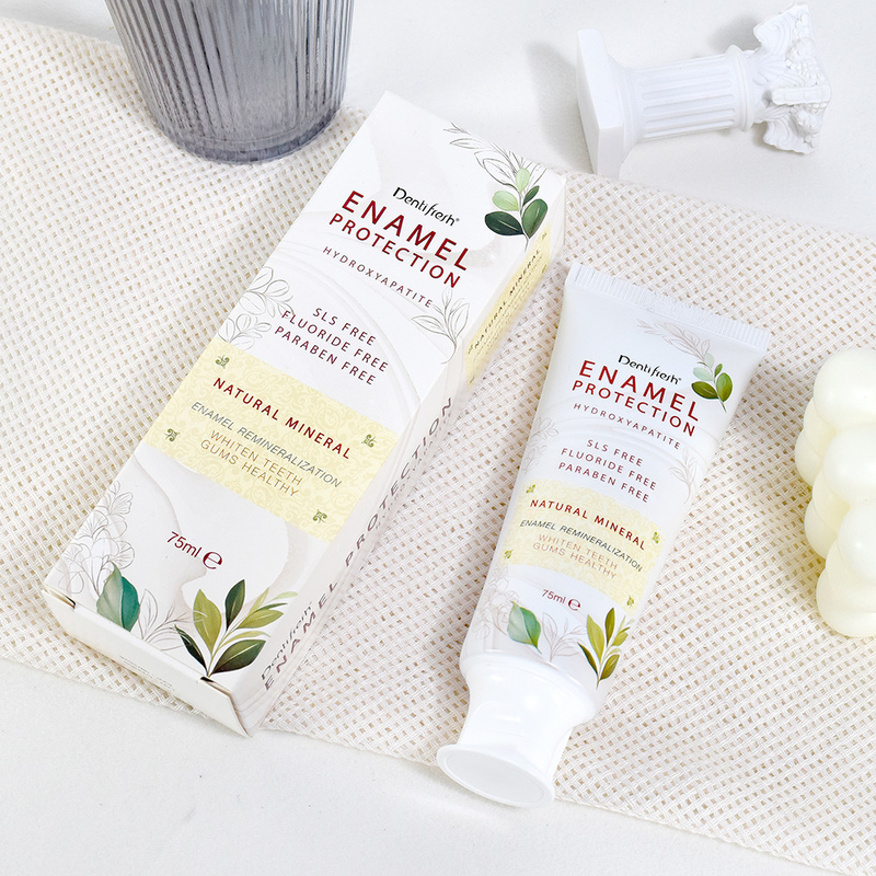 Dentifresh 75ml pasta gigi - Hydroxyapatite SLS - Free Fluoride Free dengan mineral alami untuk remineralization enamel