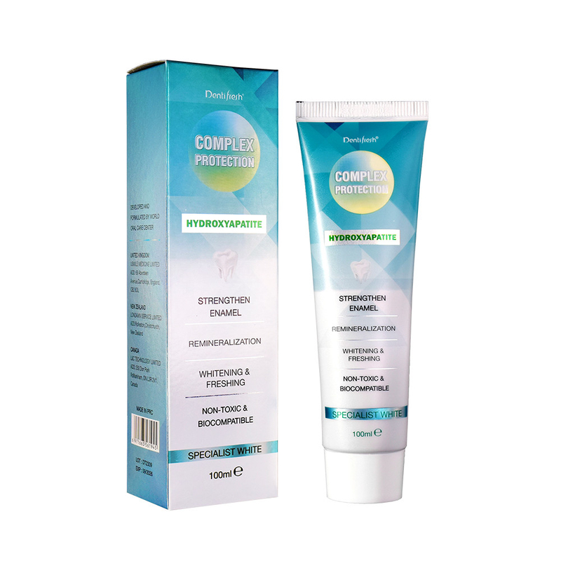 DENTIFRESH 100g Hydroxyapatite Toothpaste Mint Flavor Toothpaste untuk Dewasa Custom Logo Toothpaste