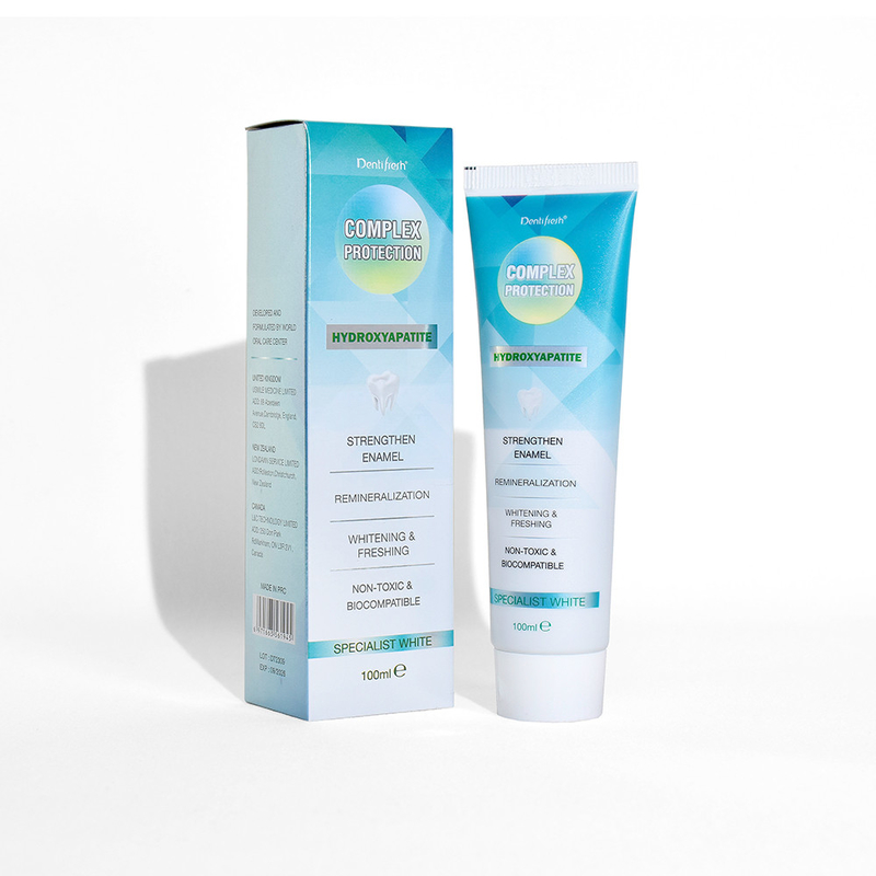 DENTIFRESH 100g Hydroxyapatite Toothpaste Mint Flavor Toothpaste untuk Dewasa Custom Logo Toothpaste