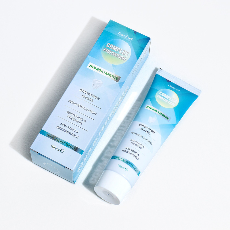 DENTIFRESH 100g Hydroxyapatite Toothpaste Mint Flavor Toothpaste untuk Dewasa Custom Logo Toothpaste