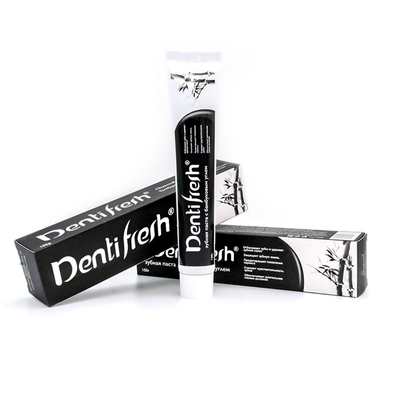 COOL ATE Bamboo Charcoal Toothpaste -Menghilangkan noda dan melindungi gusi 100g Memperkuat Gigi