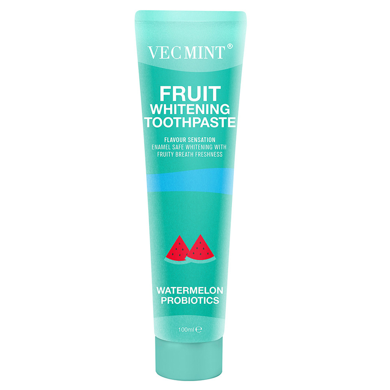 Vecmint 100ml Buah - Sertifikat Pasta Gigi Pemutih Beraroma - 4 Rasa Enak, Enamel - Pemutih Aman dan Kesegaran Buah