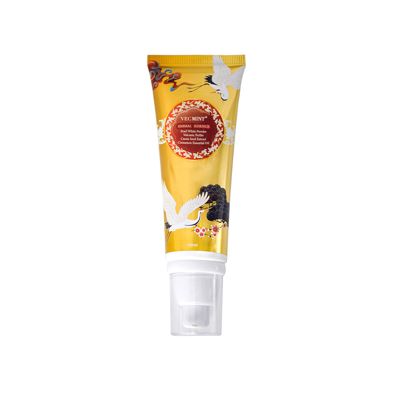 VECMINT pasta gigi 100ml- Pearl - formula pemutih infus dengan Coptis Root & Camellia Sinensis ekstrak
