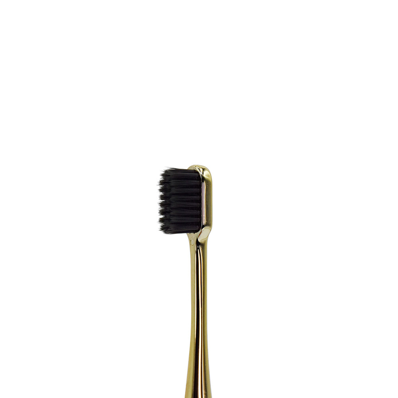 VECMINT Champagne gold High - End Adult Toothbrush: Desain yang indah untuk kebersihan mulut yang unggul, sempurna untuk penggunaan sehari-hari