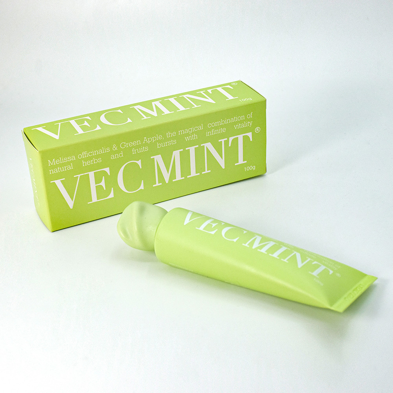 VECMINT 100g pasta gigi: Bebaskan Vitalitas Oral dengan Herbal & Buah Alam Ajaib (Melissa officinalis & Green Apple)