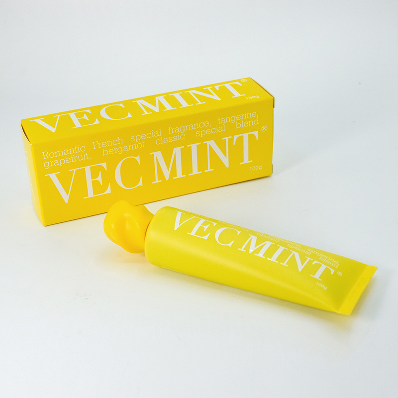 100 g pasta gigi VECMINT yang sangat laris: Aroma yang terinspirasi Perancis yang indah dari Grapefruit, Bergamot dan Tangerine