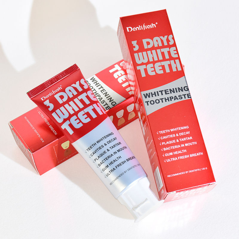 Pasta Gigi Pemutih Gigi Tingkat Lanjut 3 Hari dengan Bahan Sodium Phytate untuk Senyum yang Lebih Cerah