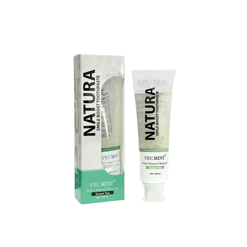 NATURA VECMINT Smile Boost Toothpaste - Asal Tanaman Natural Green Tea Aroma Fresh Balanced Oral Care Paste 100ml