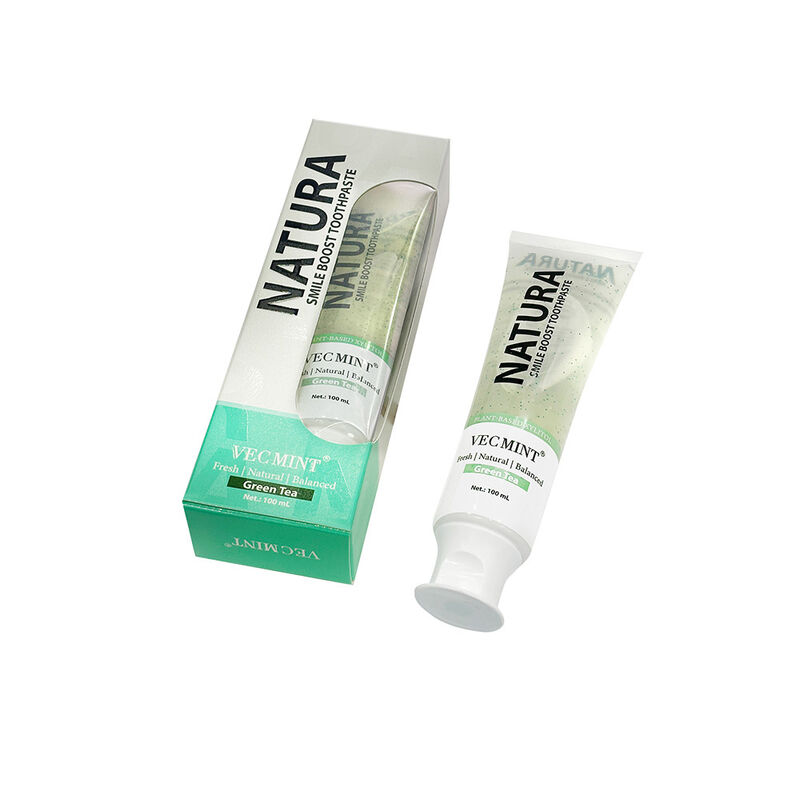 NATURA VECMINT Smile Boost Toothpaste - Asal Tanaman Natural Green Tea Aroma Fresh Balanced Oral Care Paste 100ml