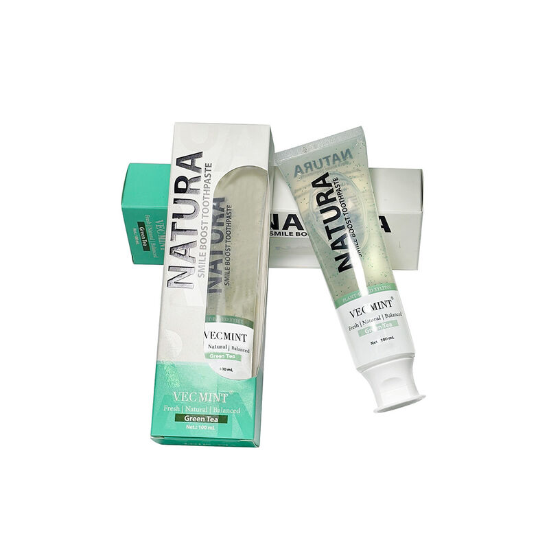 NATURA VECMINT Smile Boost Toothpaste - Asal Tanaman Natural Green Tea Aroma Fresh Balanced Oral Care Paste 100ml