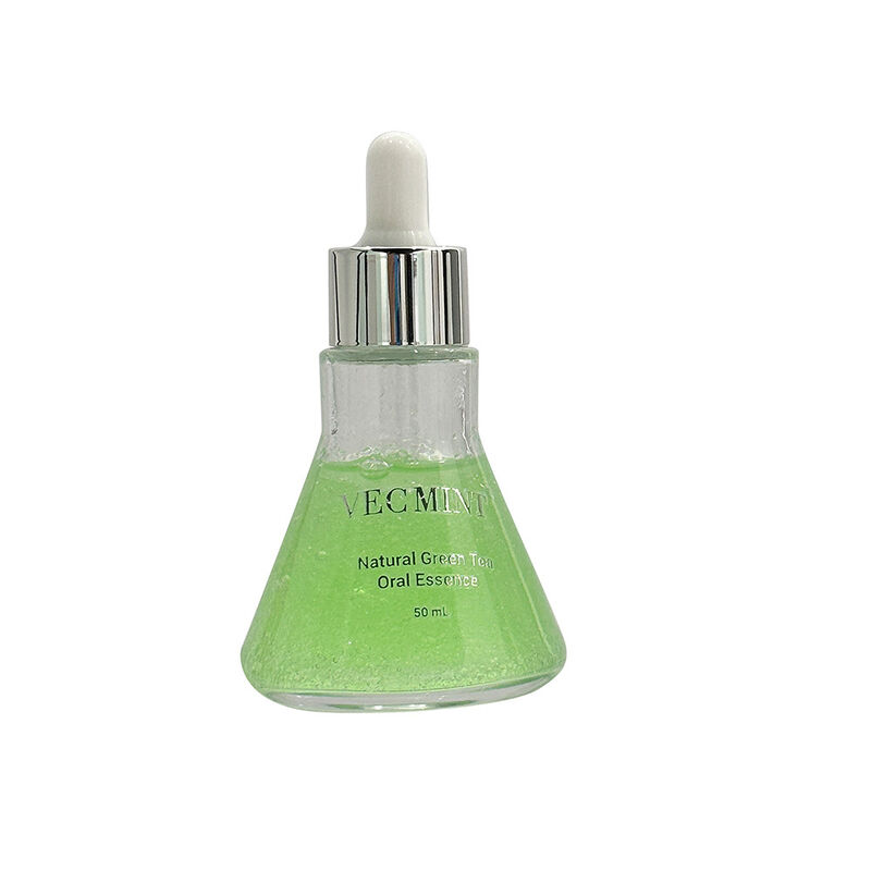 VECMINT Natural Green Tea Herbal Oral Essence - Serum Konsentrat Perawatan Mulut untuk Kesehatan Mulut Harian 50ml Grosir