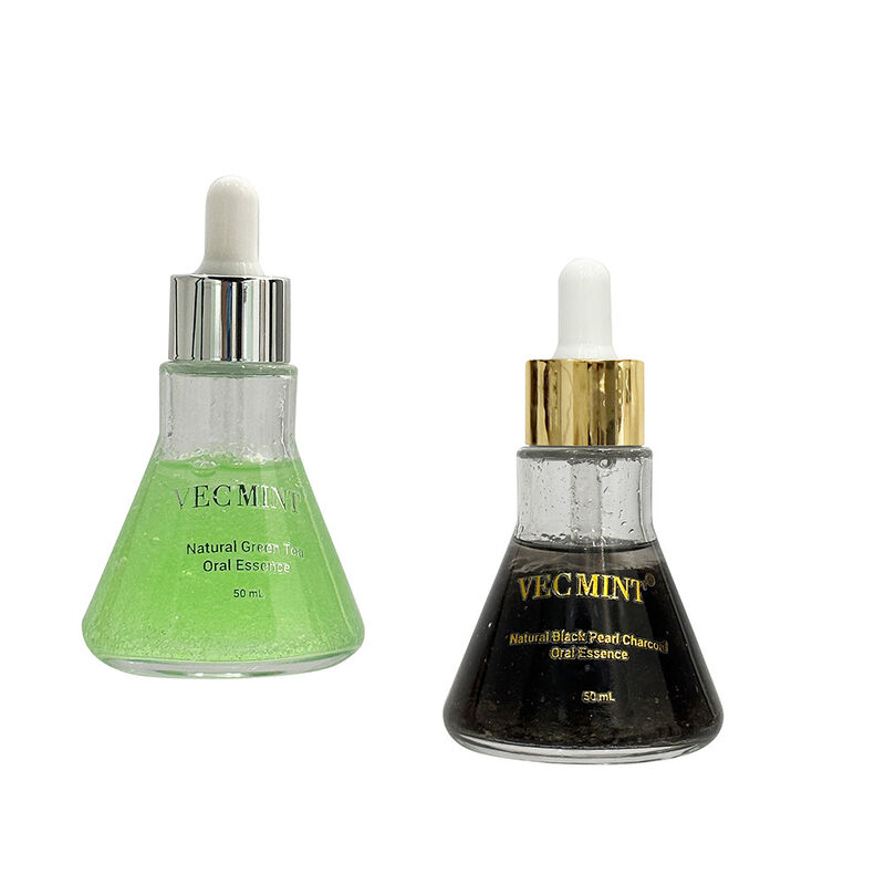 VECMINT Natural Green Tea Herbal Oral Essence - Serum Konsentrat Perawatan Mulut untuk Kesehatan Mulut Harian 50ml Grosir