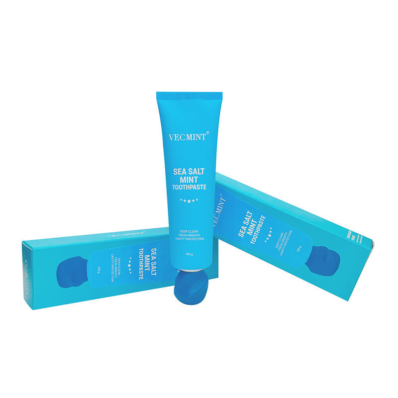 VECMINT 100g Sea Salt Mint Toothpaste - Deep Clean Teeth & Fresh Breath Oral Care