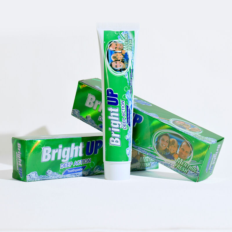Bright up Menthol Fresh Deep Action Toothpaste 120ml Mint Flavor Oral Hygiene Bulk Order Wholesale Dental Care Products