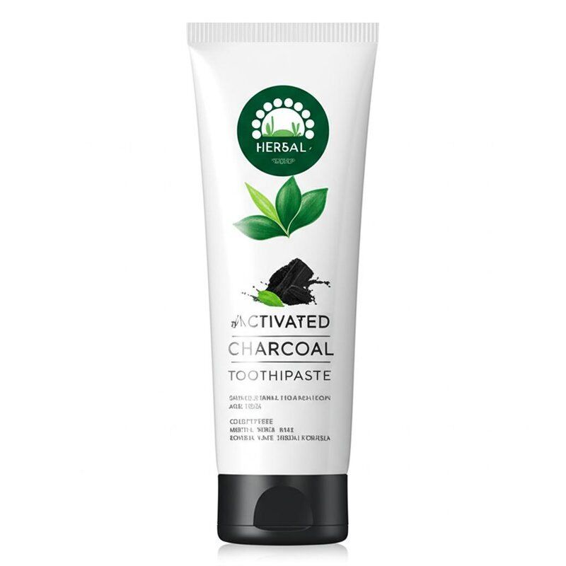 Pasta Gigi Arang Aktif Herbal Cocok untuk Dewasa dan Remaja Bebas Kekejaman Pemutihan Lembut dan Perawatan Gusi Formula Herbal